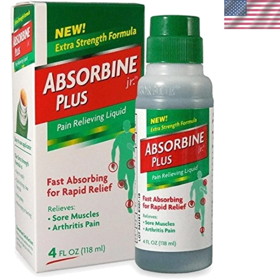 Líquido para aliviar el dolor Jr Plus - Nueva fórmula extra fuerte - Paquete de 3 fl oz Foto 1 de 3