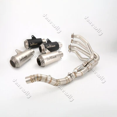 Full Motorcycle Exhaust Pipe for Kawasaki Z1000 2010-2023 Front Header Mufflers - Image 1 of 4