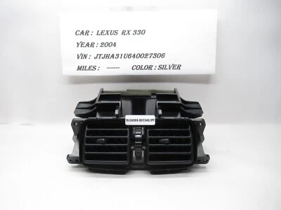 2004-2006 Lexus RX330 Rear Center Console Air Vent Dual Grill 58860-48020 OEM Foto 1 de 4