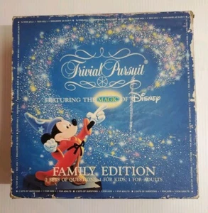 1986 Trivial Pursuit: Disney Family Edition Kids And Adult Questions - Picture 1 of 1