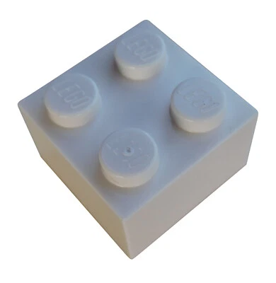 Lego 10 Stück Stein hellgrau (light bluish gray) 2x2 (3003) Steine Baustein Neu - Bild 1 von 2