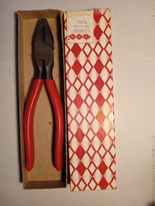 VINTAGE NOS - UTICA  50-7 ELECTRICIAN SIDE CUTTING PLIERS USA MADE - Picture 1 of 4