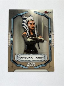 Star Wars Topps Finest 2022 Silver Base Card Ahsoka Tano 3