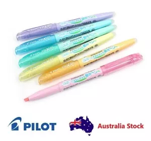 6 x Pilot FriXion Erasable Pastel Highlighter Pens Light Colors - Picture 1 of 7