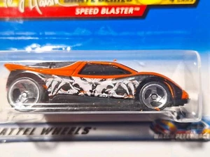 2000 Hot Wheels Speed Blaster Tony Hawk Orange #043 ** Creased Card** - Picture 1 of 3