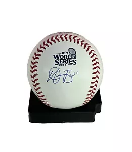 AUSTIN BARNES DODGERS SIGNED 2024 WORLD SERIES BASEBALL PSA - Picture 1 of 2