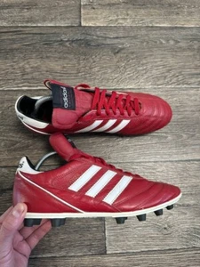 Adidas Kaiser 5 Stollenschuhe Rot Leder Made in Germany EU43 1/3 UK9 US9,5 - Bild 1 von 7