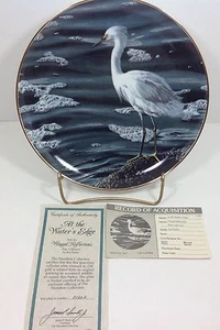 Winged Reflections At the Water's Edge Hamilton Collection Plate - Picture 1 of 5