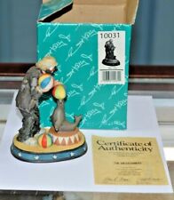  EMMETT KELLY JR MINIATURE COLLECTION "THE ENTERTAINERS"  #10031 BOX COA SIGNED