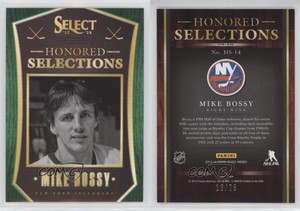 2013-14 Panini Select Honored Selections Green Prizms /25 Mike Bossy #HS-14 HOF