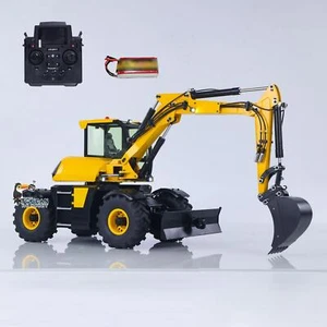 1/14 RC Hydraulic Excavator 110W 9CH Valve 3Arms Metal Digger Model PL18EV Radio - Picture 1 of 15