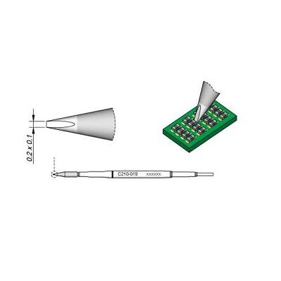 C210-019 (0.2mm X 0.1mm) JBC Tools Chisel Soldering Cartridge • 44$