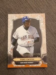 2014 Topps Triple Threads TONY GWYNN Amber /125 #97 San Diego Padres 