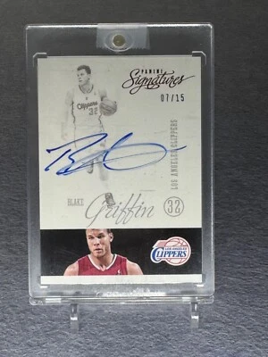 2012-13 Blake Griffin ON CARD AUTO Panini Signatures #'d 07/15 - Image 1 of 2