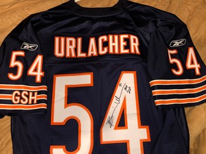 urlacher signed jersey