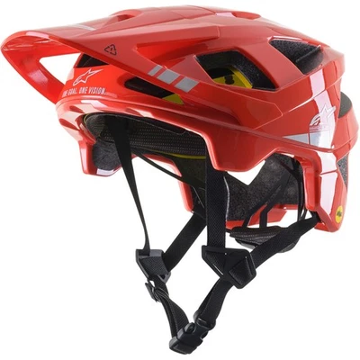 Casco Alpinestars Vector Tech Mips (pequeño, rojo brillante/gris claro brillante) Foto 1 de 3
