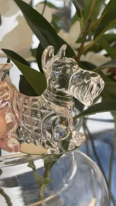 Figura de cristal escocés perro corte cristal adorno perro - Imagen 1 de 4