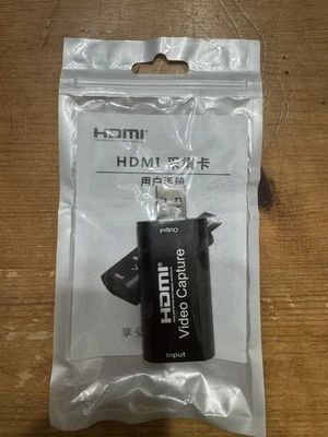 Video Capture Card HDMI To USB HD 1080P Recorder For Game/Live Streaming Tiktok - Image 1 of 2