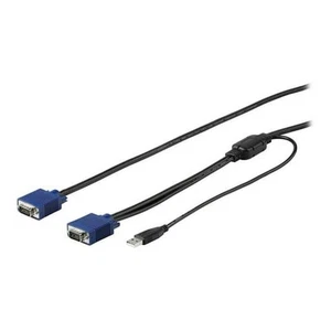 Startech RKCONSUV6 6 FT. (1.8 M) USB KVM CABLE ENABLES YOUR SWITCH KIT TO CONVEN - Picture 1 of 1