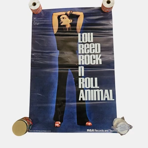 Lou Reed Rock N Roll Tier 1974 Promo Poster 24x36 RCA Records Glam Rock Werbung - Bild 1 von 10