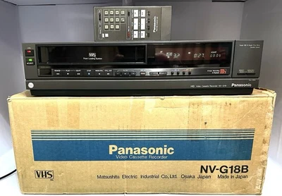 Videoregistratore videoregistratore Panasonic NV-G18B HDMI HQ VHS VCR raro made in Japan - Immagine 1 di 4
