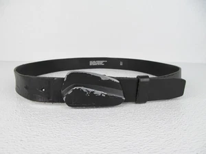 J. LINDEBERG Classic Golf Black Genuine Leather Dress Men's Belt Size 34/95 - Picture 1 of 6