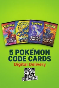 5x Pokémon TCG Live Online Code Cards – Digital Delivery Fast & Secure - Imagen 1 de 2
