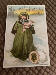 (B) Victorian Trade Cards, J.P. Coats - Picture 1 of 2