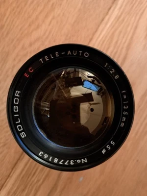 Obiettivo lens Soligor  EC Tele Auto 135mm f2.8 Lens diam 55mm - Imagen 1 de 4