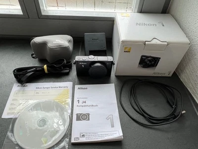 Nikon 1 J4 18.4MP Full-HD Systemkamera Body Gehäuse schwarz WiFi GPS 3208 Ausl. - Bild 1 von 4