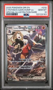 2025 Pokemon S&V Destined Rivals #232 SIR Cynthia's Garchomp ex PSA 10 Gem Mint - Picture 1 of 2