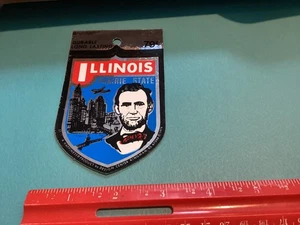 PEGATINA DEL ESTADO DE LA PRADERA DE ILLINOIS DE 2,75 X 4,5 PULGADAS (1974) - Imagen 1 de 2