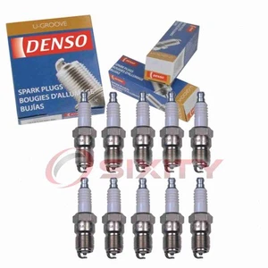 10 pc Denso Standard U-Groove Spark Plugs for 1997 Ford Econoline Super Duty zy - Picture 1 of 5