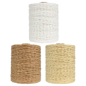 300m Paper Roll Recyclable Rope Recyclable String Chain for Wrapping Gifts - Picture 1 of 22
