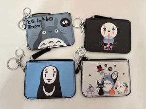 Totoro my neighbour spirited away mask man  ghibli ID card holder purse keyring - Picture 1 of 6