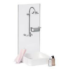 Shower Set Cubicle Towel Shampoo & Soap Dolls House 1 18th Scale Lundby Sweden