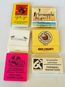 Streichholzhalter Streichholzheft Vintage Werbung Posten Coyote Cafe Tiki Shooters O'Grady M25 - Bild 1 von 2