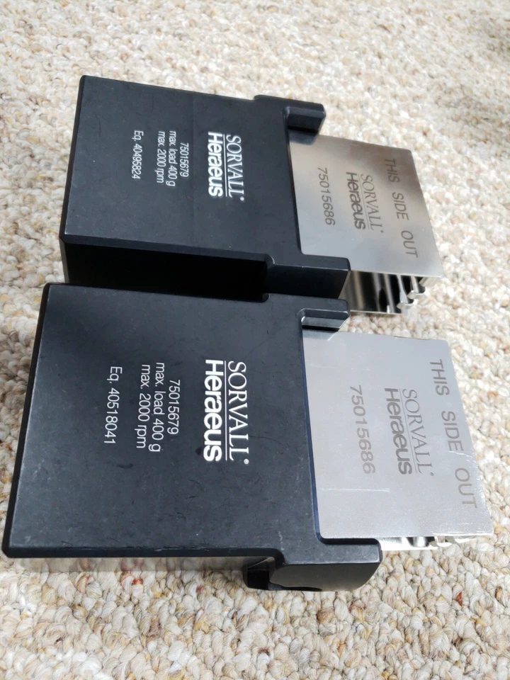 Sorvall Heraeus TAQMAN 75015679 con 75015686 Insertos de Centrífuga (Lote de 2) Foto 1 de 4