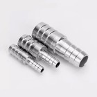 Stainless Steel Reducer Barbed Straight Joiner Pipe Connector Tubing Fuel Water
