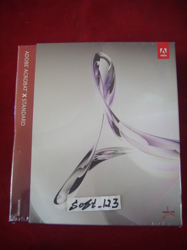 Adobe Acrobat X 10 Standard Full Version for Windows Licensed for 2 PCs=SEALED= - Image 1 of 4