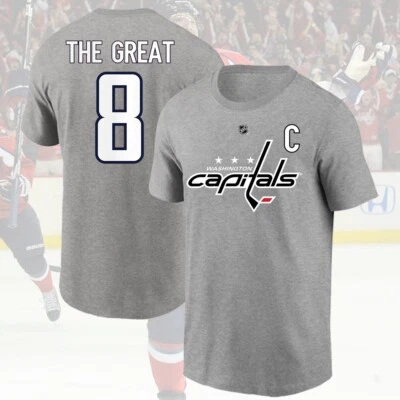 Alexander Ovechkin #8 Washington Capitals Líder de Todos los Tiempos Goleador Regalo Fans Foto 1 de 4