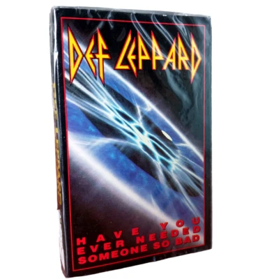 Def Leppard – Have You Ever Needed Someone So Bad Original Cassette Tape Single - Image 1 of 3