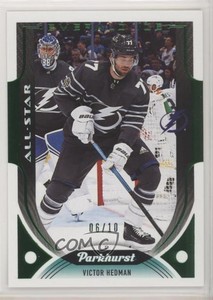 2020-21 Upper Deck Parkhurst Emerald Ice Achievement /10 Victor Hedman #229