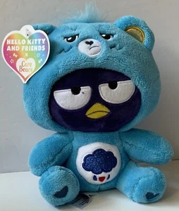 Peluche Badtz-maru vestido como oso gruñón 9" tamaño divertido cuidado oso - Imagen 1 de 5