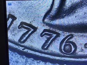 1976 Bicentennial Quarter Error Double Die Obverse - Picture 1 of 12