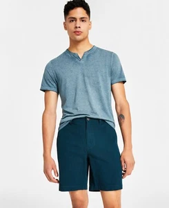 I.n.c. International Concepts Classic-Fit Solid 8.5" Chambray Shorts Sz 36 12634 - Picture 1 of 1