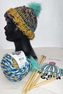 Super klobige Bommelmütze Strickset - Bild 1 von 16