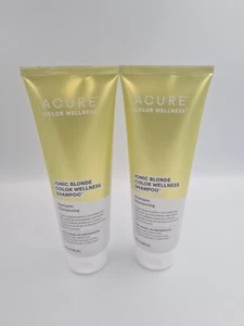 2x ACURE Ionic Blonde Colour Wellness Shampoo 237ml Each. 100% Vegan. SEALED  - Picture 1 of 10