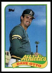 1989 Topps Dave Otto Oakland Athletics #131