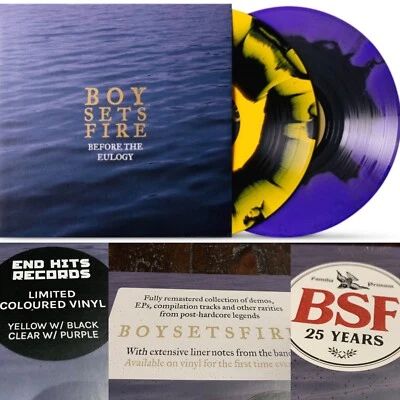 BOYSETSFIRE Before The Eulogy 2x LP Vinyl 250 SEALED-Snapcase Hot Water Music Foto 1 de 4